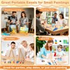 24 PCS Acrylic Paint Set, 2Pack Art Canvas with Easel