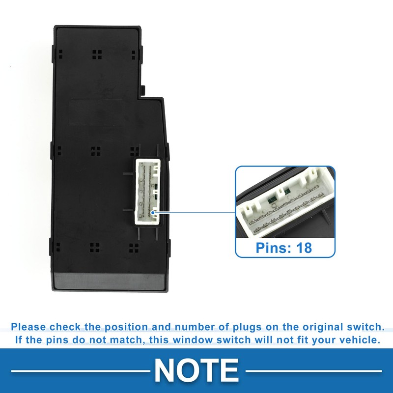 A ABSOPRO Car Power Window Switch Front Left Driver Side