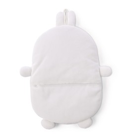 NICI Molang 47753 Hot Water Bottle with 350 ml Capacity, White
