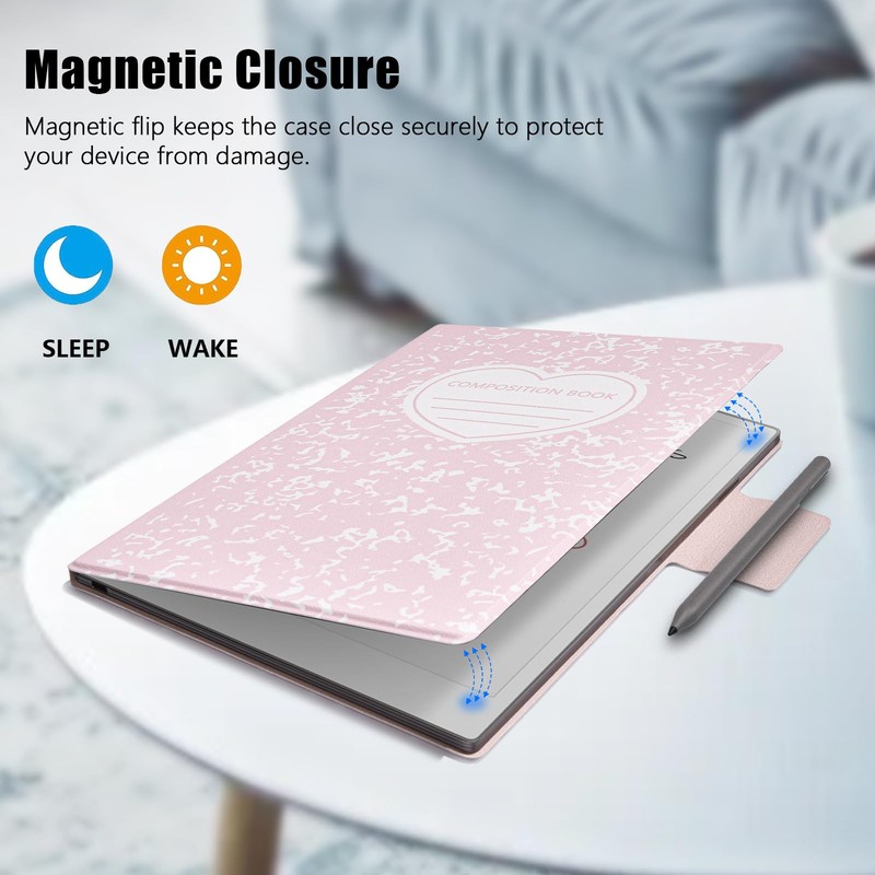E NET-CASE Case for Remarkable Paper Pro, Premium PU Leather