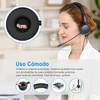 Auriculares para Computadora, New Bee Auriculares USB con Micrófono, Controles