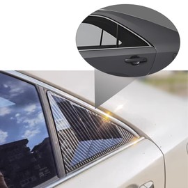 XYHGM for Toyota Camry 2012 2013 2014 2015 2016 2017 Window Louvers Front Side Window Louvers Air Vent Scoop Shades Cover Blinds Trim Exterior Accessories 2PCS(Carbon Fiber)