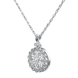 (Silver (p-0029g).) - Magnifier Necklace Magnifying Glass Pendant Necklace Vintage Pendant Reading Accesories Books Lover Glass Pendant Jewellery Magnifying Glass Jewellery Eye Glass Necklace Monocle (Silver (P-0029G))