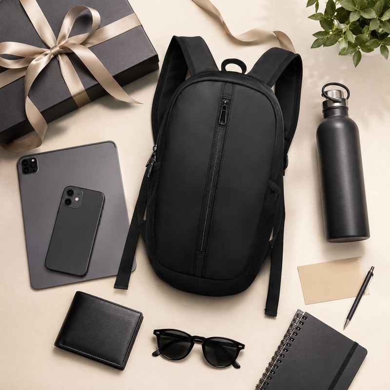 Compact Lightweight Backpack for Daily Use – Multi-Compartment Daypack for