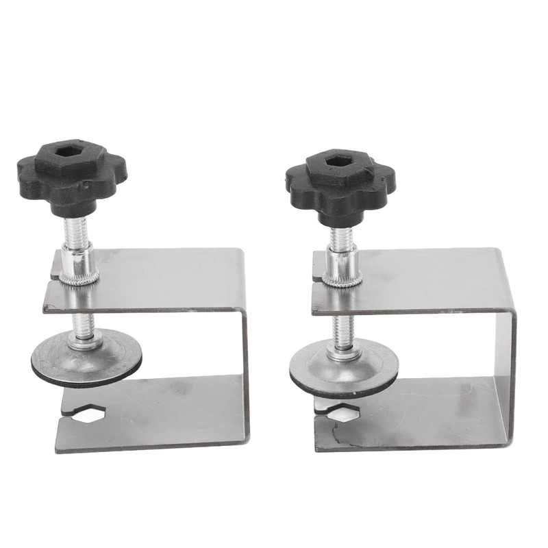 Akozon Heavy Duty 2-Piece Drawer Front Mounting Clamp, Professional Drawer