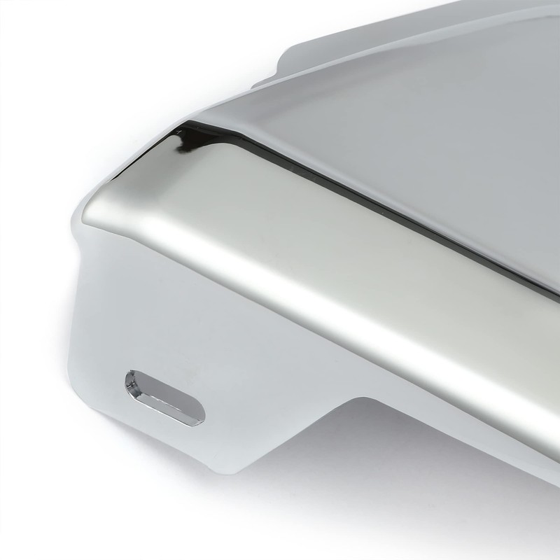 Kojem Rear Bumper End Cap W/Sensor Hole Pair Chrome Compatible