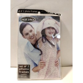 PIX H. A. Pix Set Of 2 Photo Frames Magnetic 4in X 6in