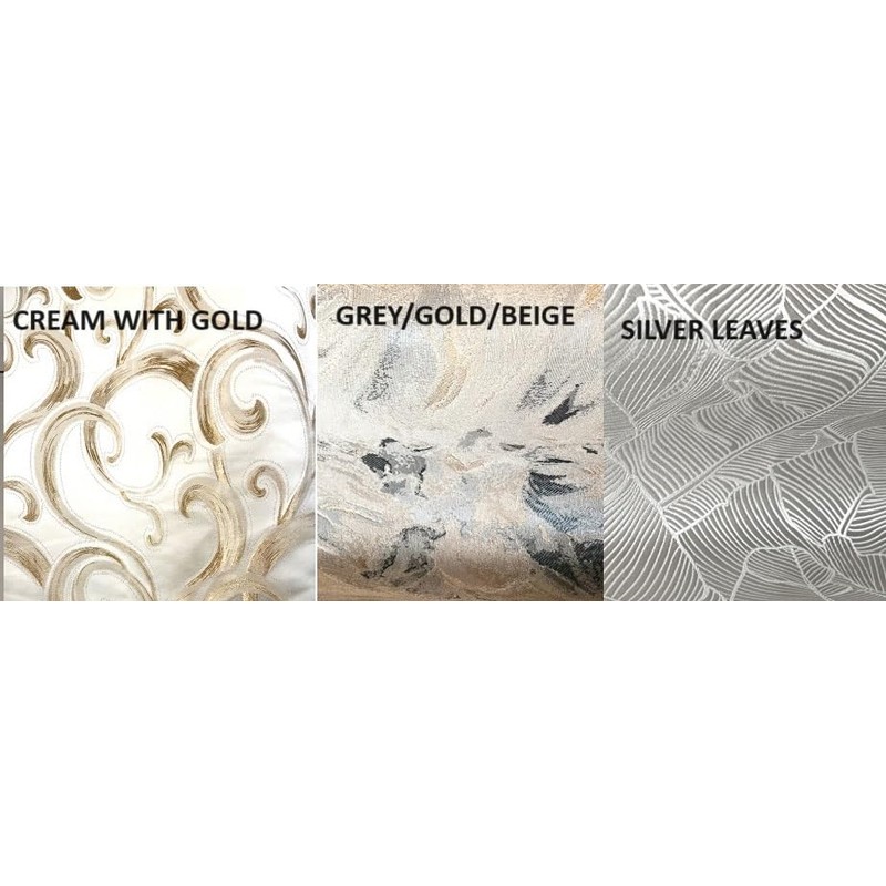 Extra long jacquard curtains with abstract pattern (1 Panel) custom