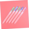 WOONEKY Professional Nail Art Tools 14cm Glass Nail Files Kit