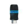 TOPRING 20.449 TOPQUIK Quick-Connect Coupler, 1/4 Industrial Plug Profile, 1/4(F)