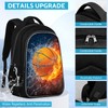 TILYTADLY School Backpack for Boys - Basketball Boys Backpack for
