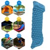 Camping Sleeping Pad Mat Foot Press Inflatable Cushion Mattress for