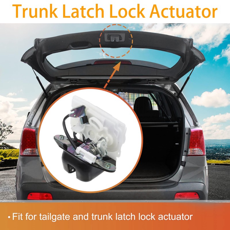 Car Rear Liftgate Lock Actuator Trunk Latch 74801-TF0-003 Door Latch