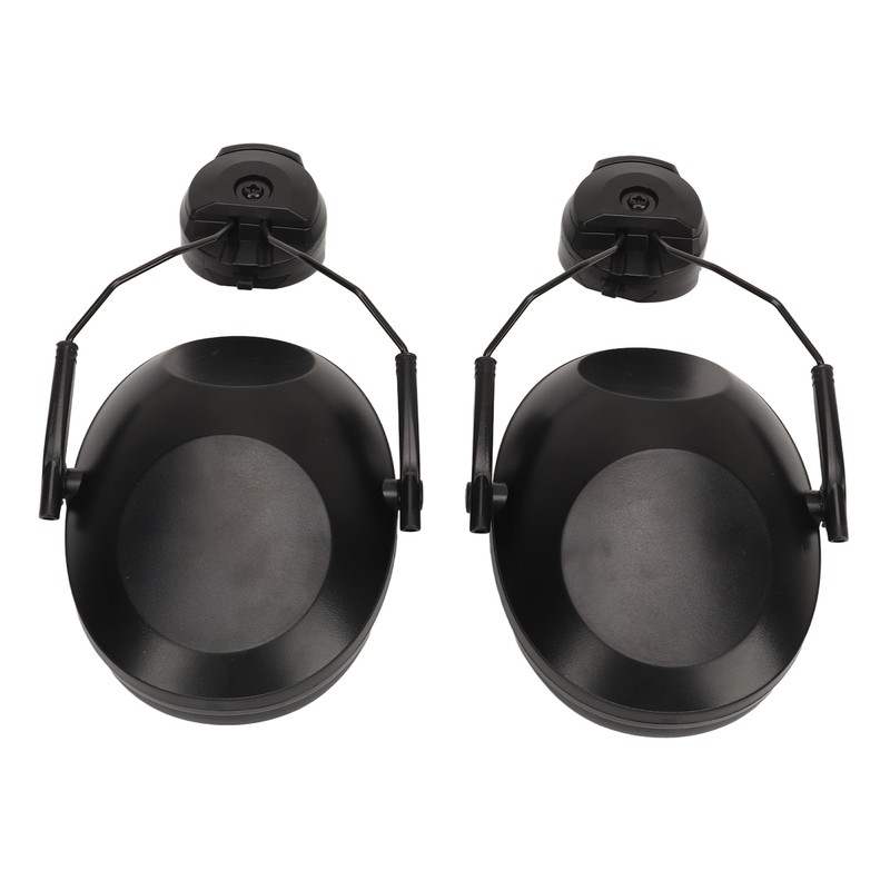 1 Pair Helmet Attachable Ear Muff Noise Canceling Soft Comfortable