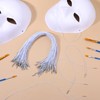 100 PCS Elastic Cords with Metal Ends, 37cm/14.5 Inch Elastic