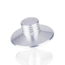 Record Weight Clamp LP Vinyl Turntables Metal Disc Stabilizer for Player, CD Player, Chassis, Speakers Reolacemnet (Black)(Silver)