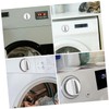 LALAFINA 2Pcs Washer Control Knobs Replacement for Durable Plastic Rotary