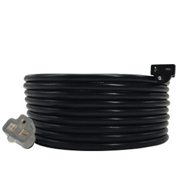 NEMA 5-20P Plug to 5-20R Connector Extension Cord,25 FT,20A/125V,12/3 SJTW,T Blade Power Cord,Black