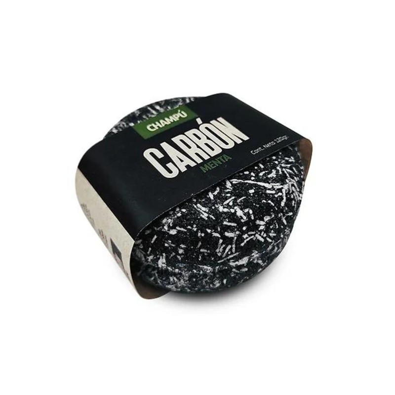 Champú Sólido Carbón Menta 2 De 120 G Volviendo Al