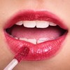 Tbestmax 100 Pcs Disposable Lip Brush with Container, Crystal Pink