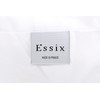 Essix D 68-10001-452001 SXU-Bolster Pillow Case-Plain Cotton Sateen, White, 17