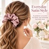 Satin Scrunchie for Ponytails – Soft Elastic Hair Band for