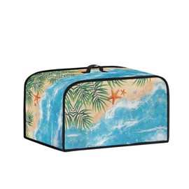 Kathyboom Sea Starfish Crock Pot Dust Cover with Side Pockets Splash Resistant Covers Crock Pot Dust Covers Kitchen Appliance Protector