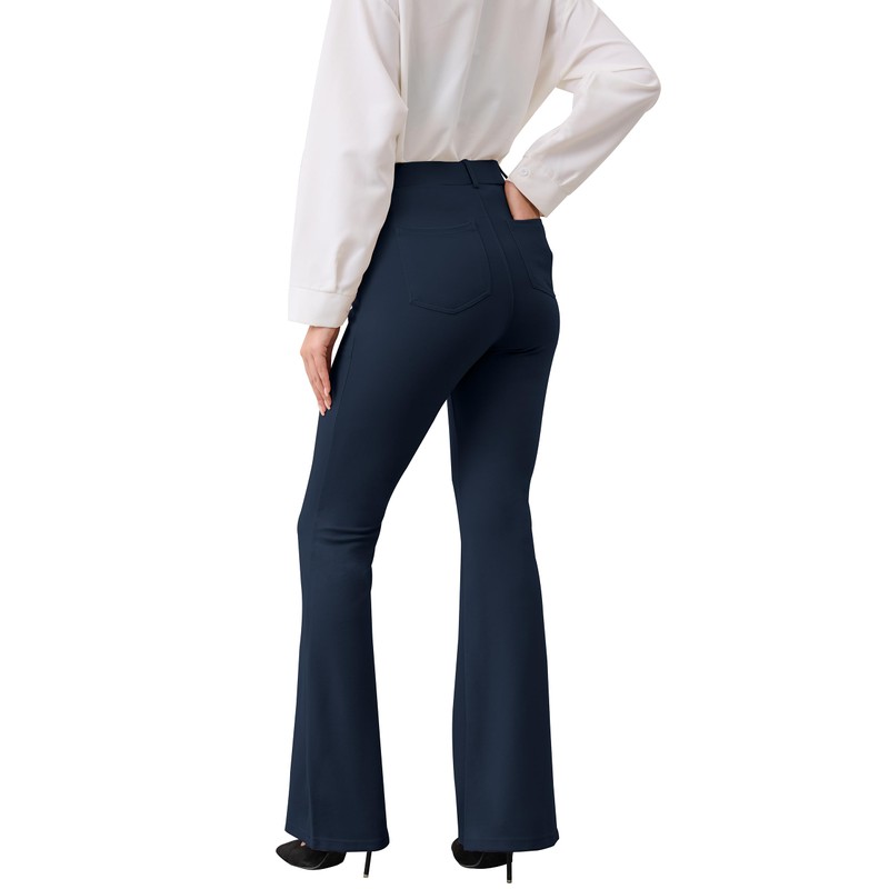 VIMPEP Flare Yoga Dress Work Pants Women High Waisted Pull
