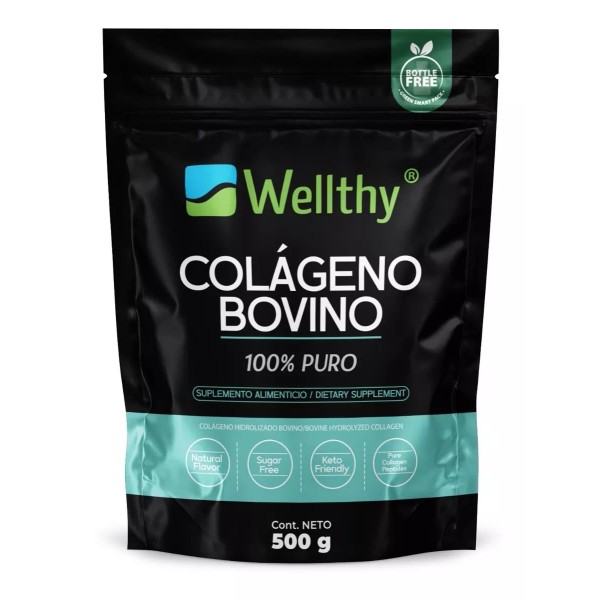 Wellthy Colágeno Bovino Hidrolizado 500g Wellthy