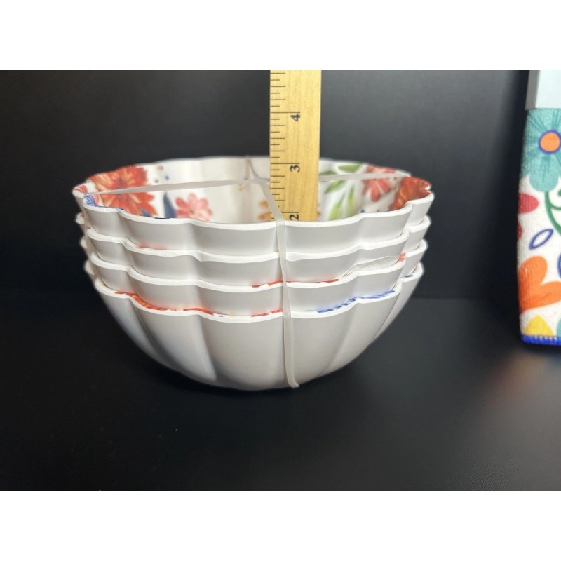 The Spring Shop Melamine SET of 9 Dinner Plate Salad