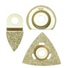 3 x TopsTools WXKC3 Mixed Grout Blades Compatible with Worx