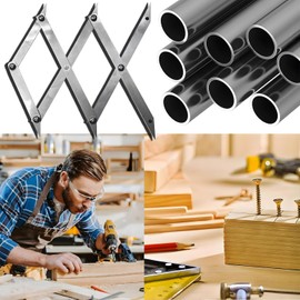 JIGCEN Picket Masters Pro 3 Point Center Finder, Woodworking, Metal Locator, Equidistant Measuring Tool