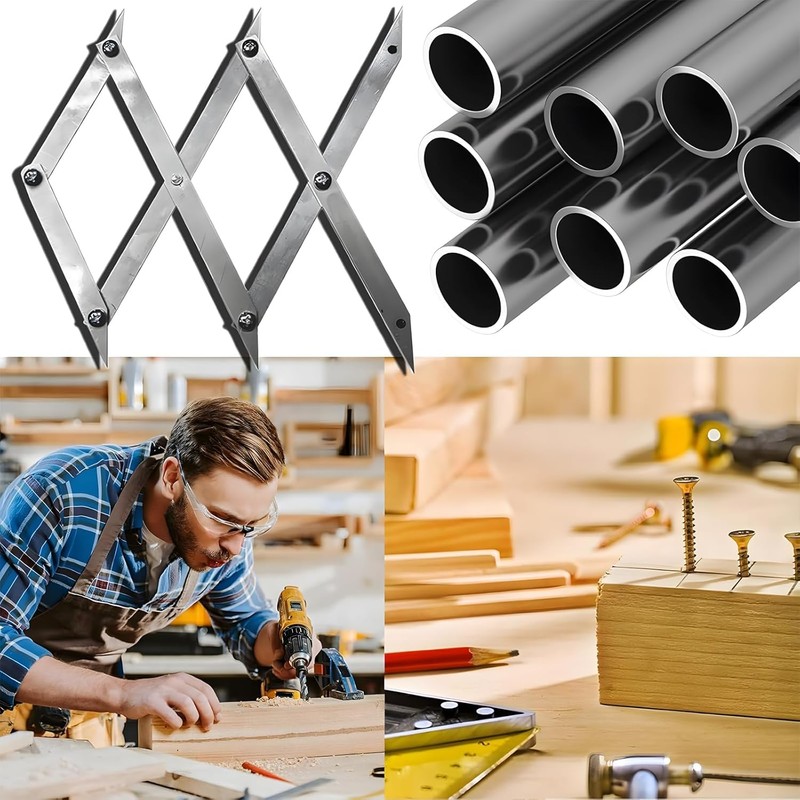 JIGCEN Picket Masters Pro 3 Point Center Finder, Woodworking, Metal