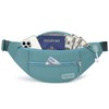 Crossbody Belt Bags Sling Fanny Pack for Men with 4-Zipper