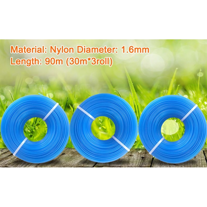 Grass Trimmer Line .065'' Weed Wacker Eater String 98ft x