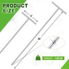 Zonon 2 Pack T-Handle Ground Rod Galvanized 3' L x