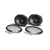 Rockford Fosgate Prime R169X3 6"x9" 3-Way Full Range Coaxial Speakers