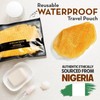 African Exfoliating Net Sponge, Ethically Sourced from Nigeria:_Navy blue