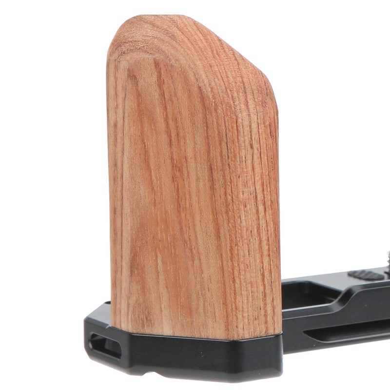 Wooden Handle L Quick Release Plate Cold Boot Bracket Cage