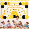 Pasimy 83 Pcs 3D Bee Bulletin Board Set Bee Hive
