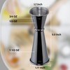 Jigger for Bartending, Briout Double Cocktail Jigger Japanese Premium 304