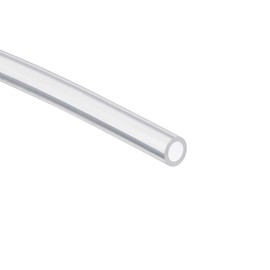 uxcell Silicone Tubing 1/8"(3mm) ID x 5/32"(4mm) OD 6.6ft(2m) Silicone Rubber Tube Air Hose Water Pipe for Pump Transfer Clear