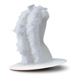Runesol Feather Boa, White