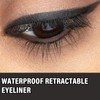 Retractable Waterproof Black Eyeliner Pencil - Skin Marker, Twist-Up Eye