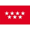 CafePress Madrid Flag Rectangle Sticker Rectangle Bumper Sticker Car Decal