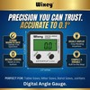 Wixey Digital Angle Gauge | Digital Angle Finder for Table