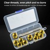 Taipintee 10pcs Spark Plug Thread Hole Repair Tools M14×1.25mm with