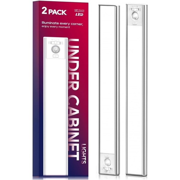 Under Cabinet Lighting, 3200mAh Rechargeable Motion Sensor Light Indoor, Stick