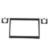 5pcs CD Radio Navigation Panel Trim Frame Carbon Fiber Sticker
