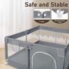 Baby Playpen, 50x50 Inch Playpens for Babies and Toddlers, Foldable